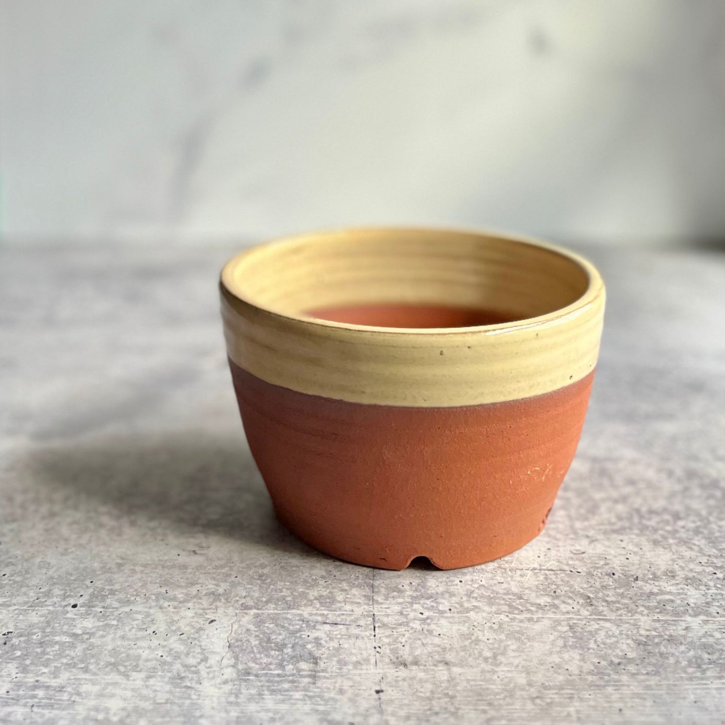 PLANTERS - 6" Ceramic Round with Drainage Hole