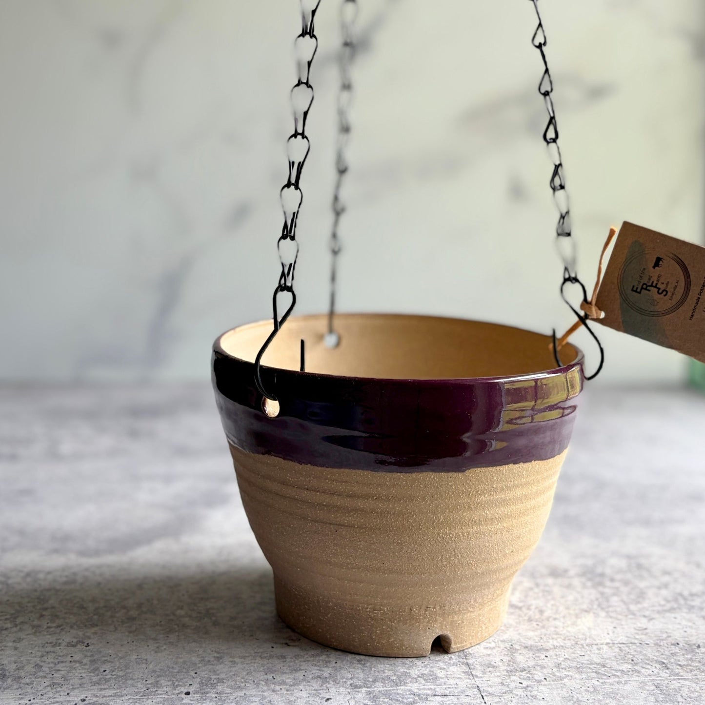 HANGING PLANTERS - 5" across
