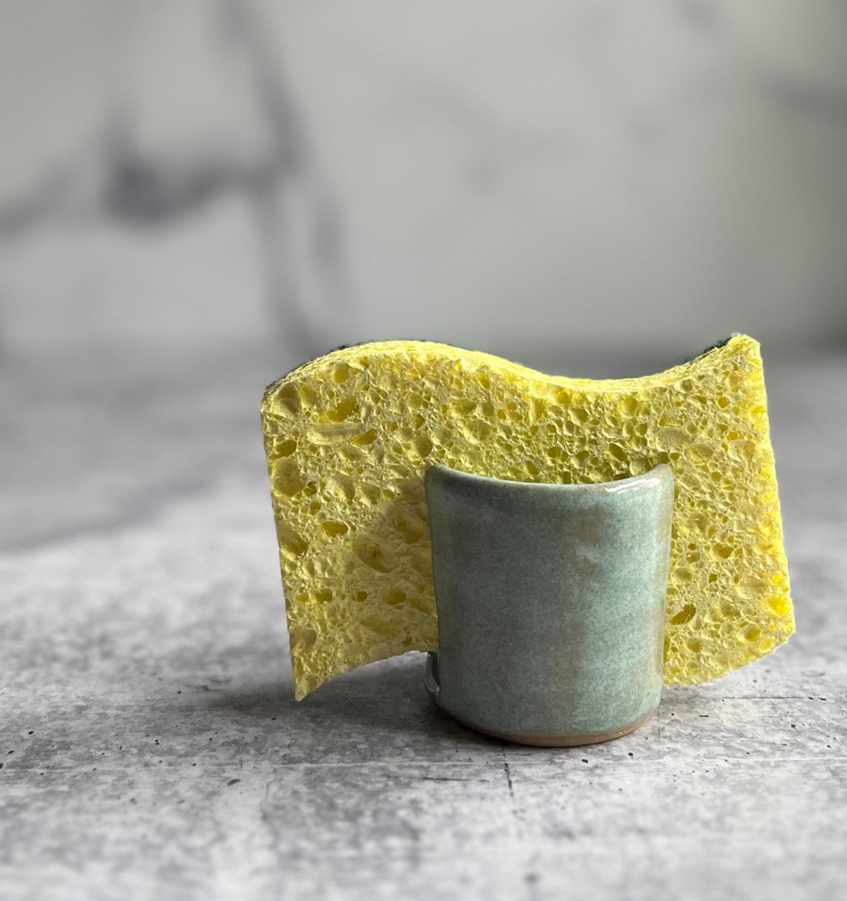 honey-dew-green-sponge-holder