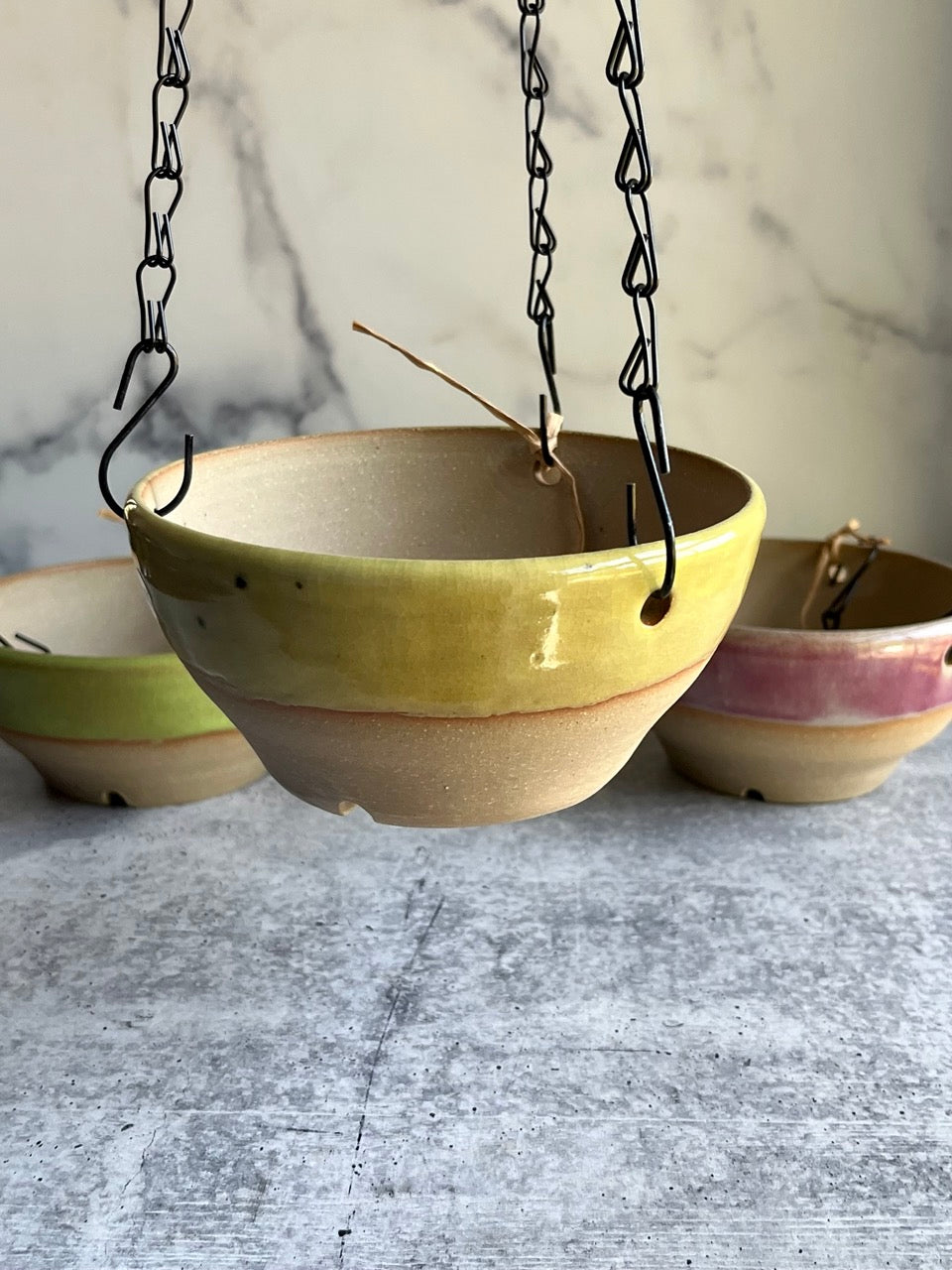 yellow-hanging-planter