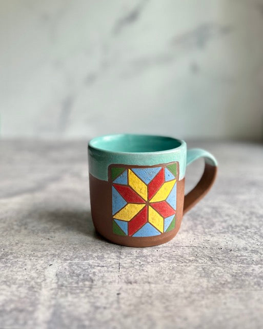 MUGS - HUNTER'S STAR BARN QUILT