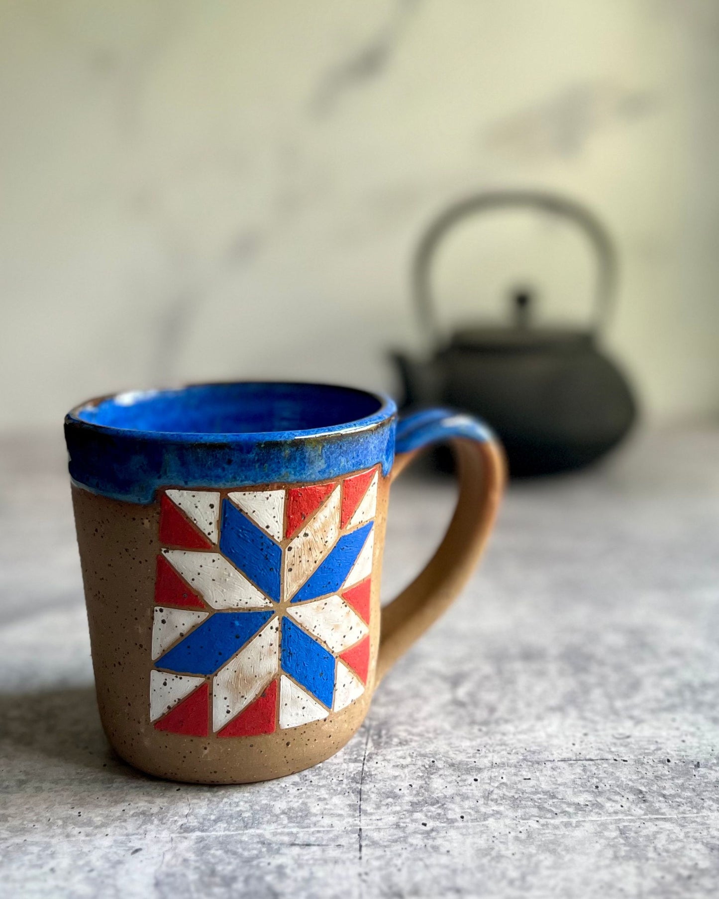 MUGS - PATRIOTIC STAR BARN QUILT