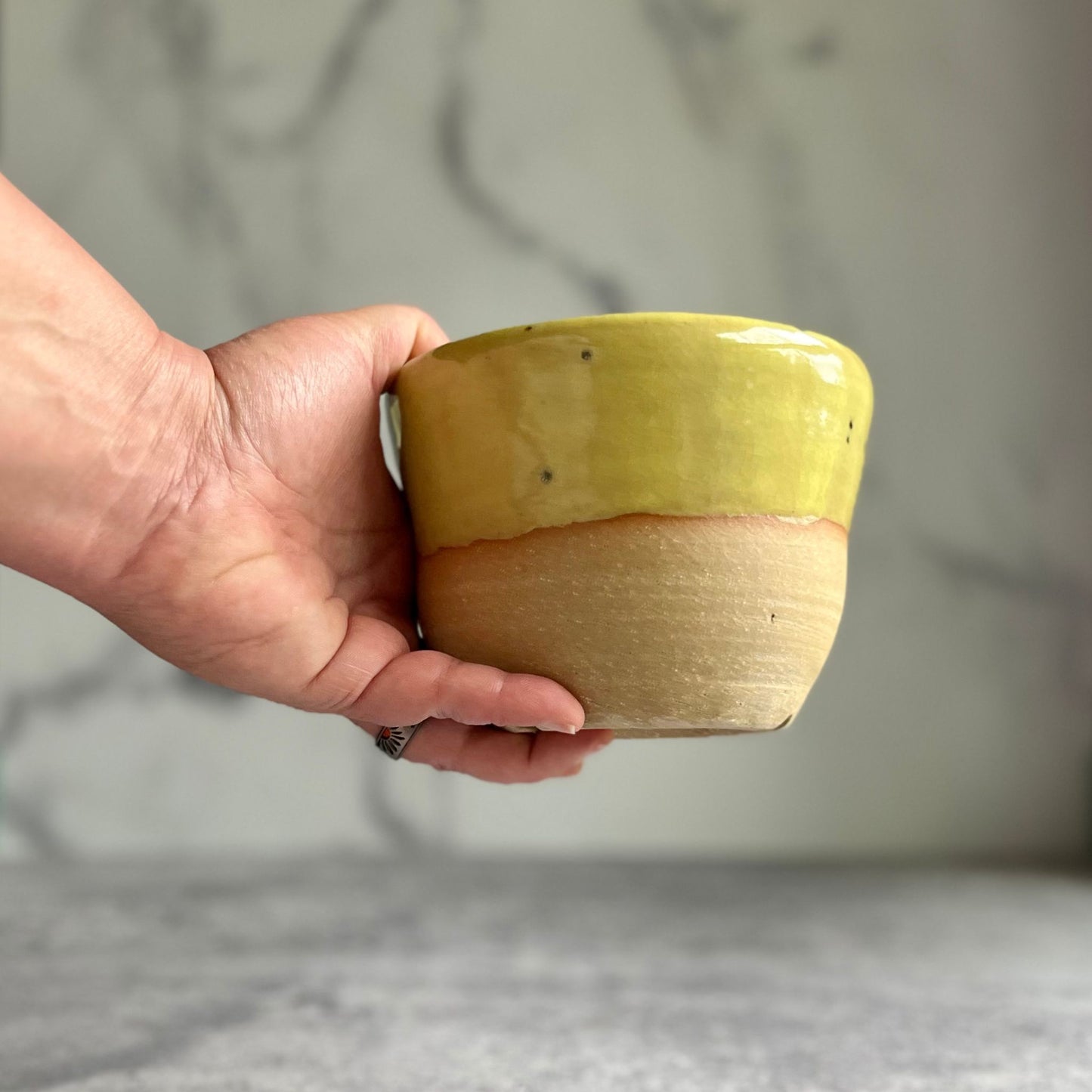 yellow-planter