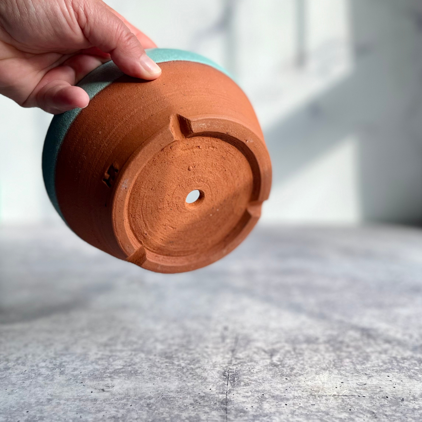 PLANTERS - 6" Ceramic Round with Drainage Hole