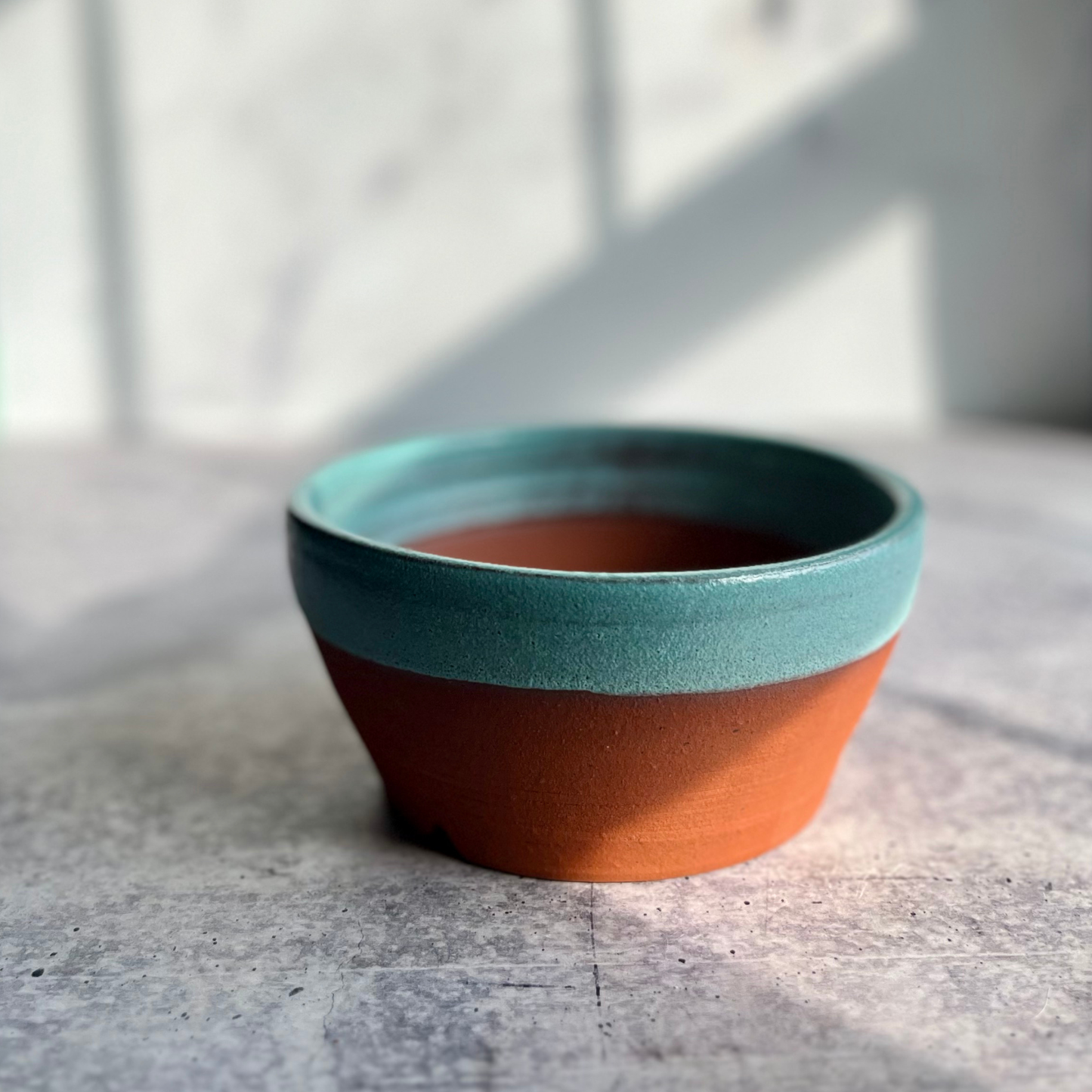 PLANTERS - 6" Ceramic Round with Drainage Hole