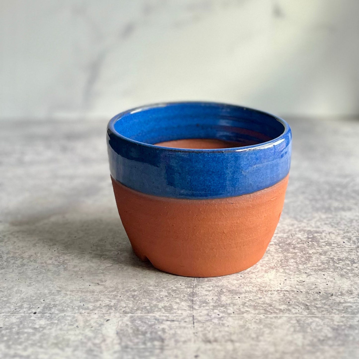 PLANTERS - 6" Ceramic Round with Drainage Hole