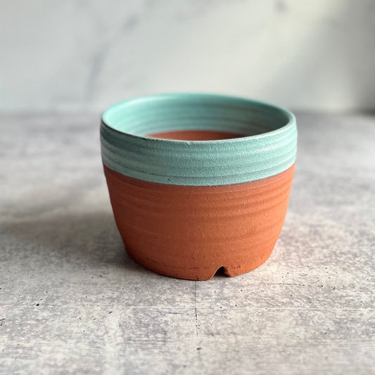 PLANTERS - 6" Ceramic Round with Drainage Hole