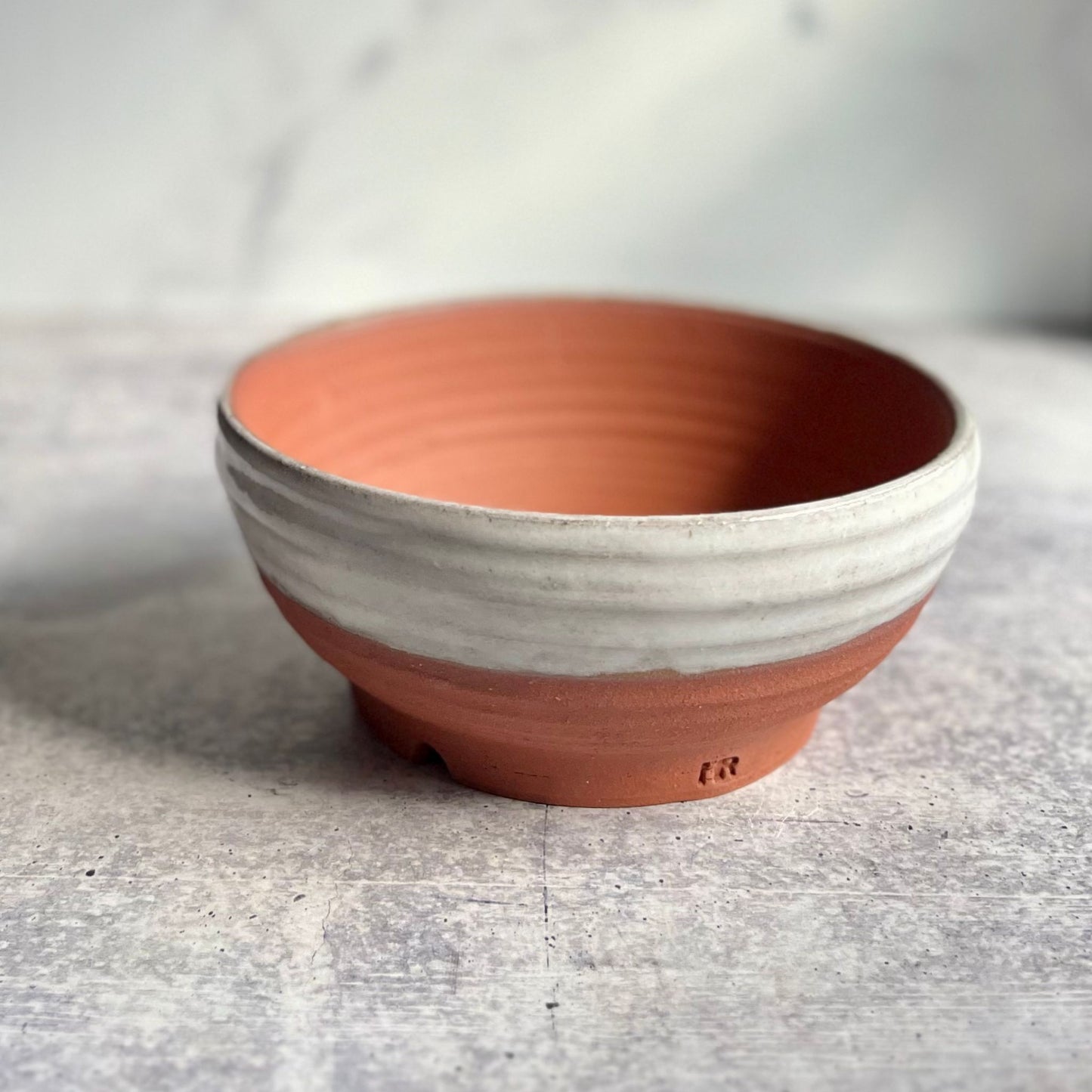 PLANTERS - 8" Ceramic Round with Drainage Holes