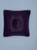 Pink and Black Swirl Glass Dish