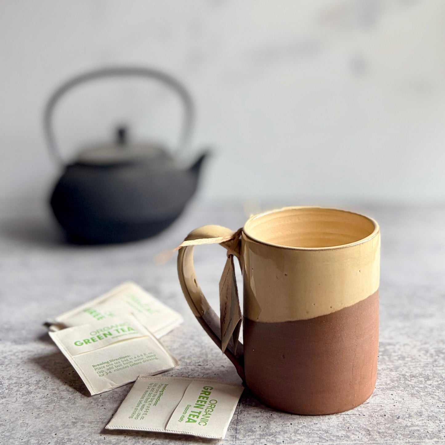 Medium Ceramic Coffee Mugs Chocolate | Handmade Pottery Mugs