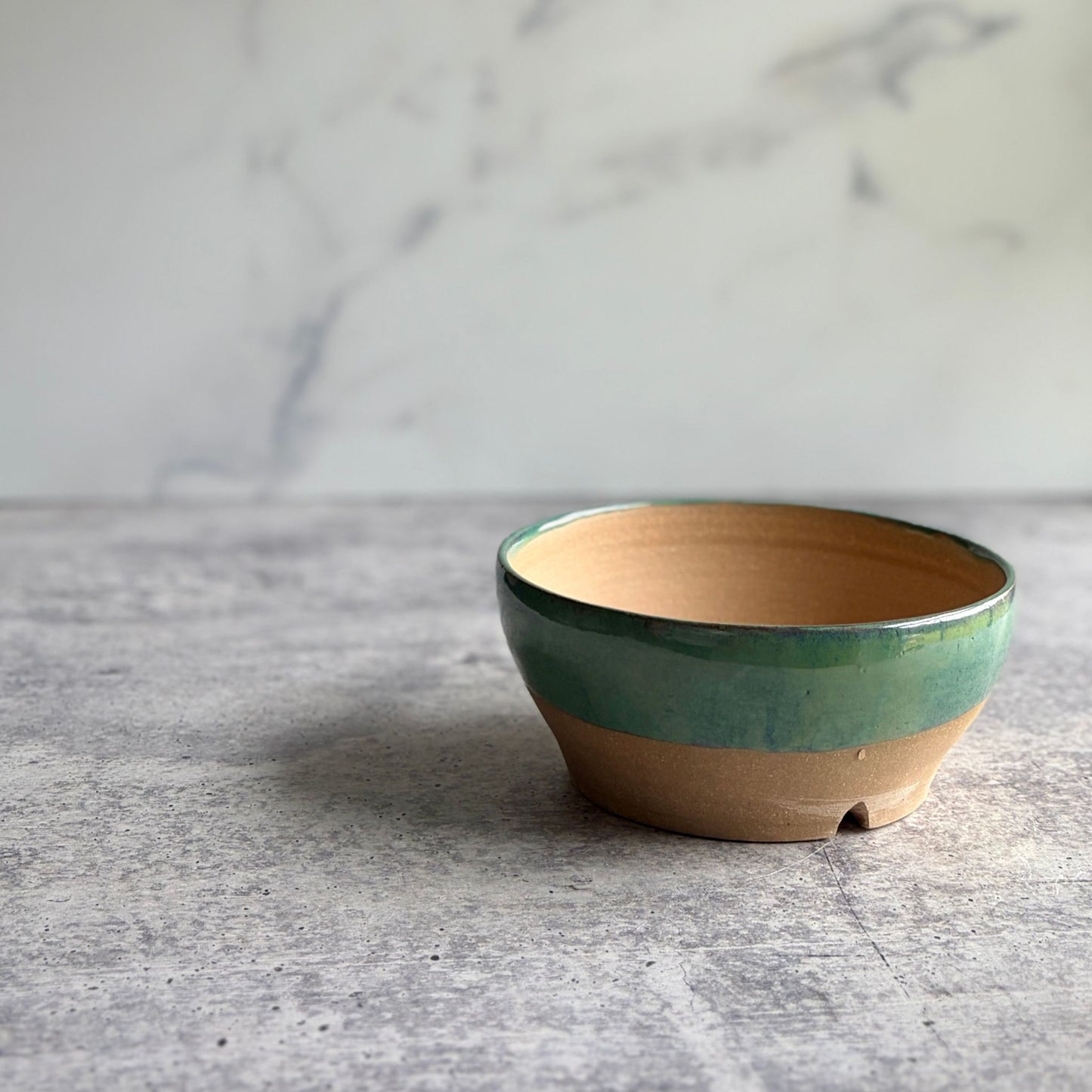 Handmade Ceramic Planter with Drainage Hole | 6" Round Stoneware Pot
