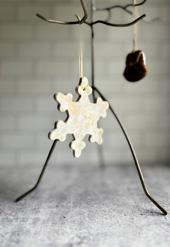 SNOWFLAKE ORNAMENT