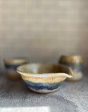 Mixing Bowl - Blue & Tan - Small
