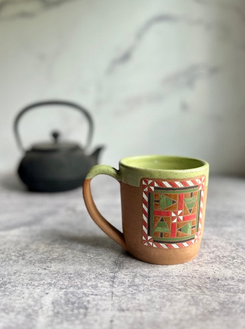 MUGS -  CHRISTMAS BARN QUILT