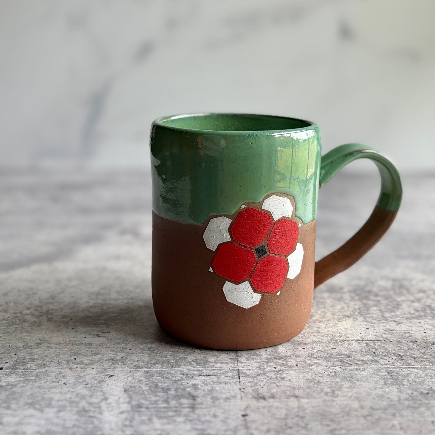 MUGS - POPPY BARN QUILT