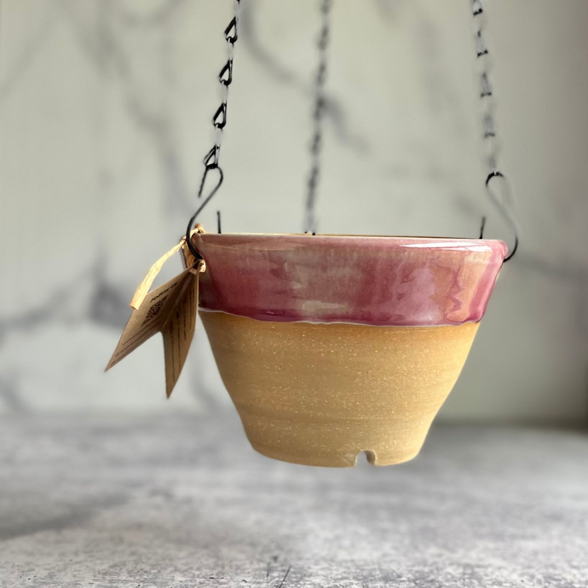 Red-hanging-planter