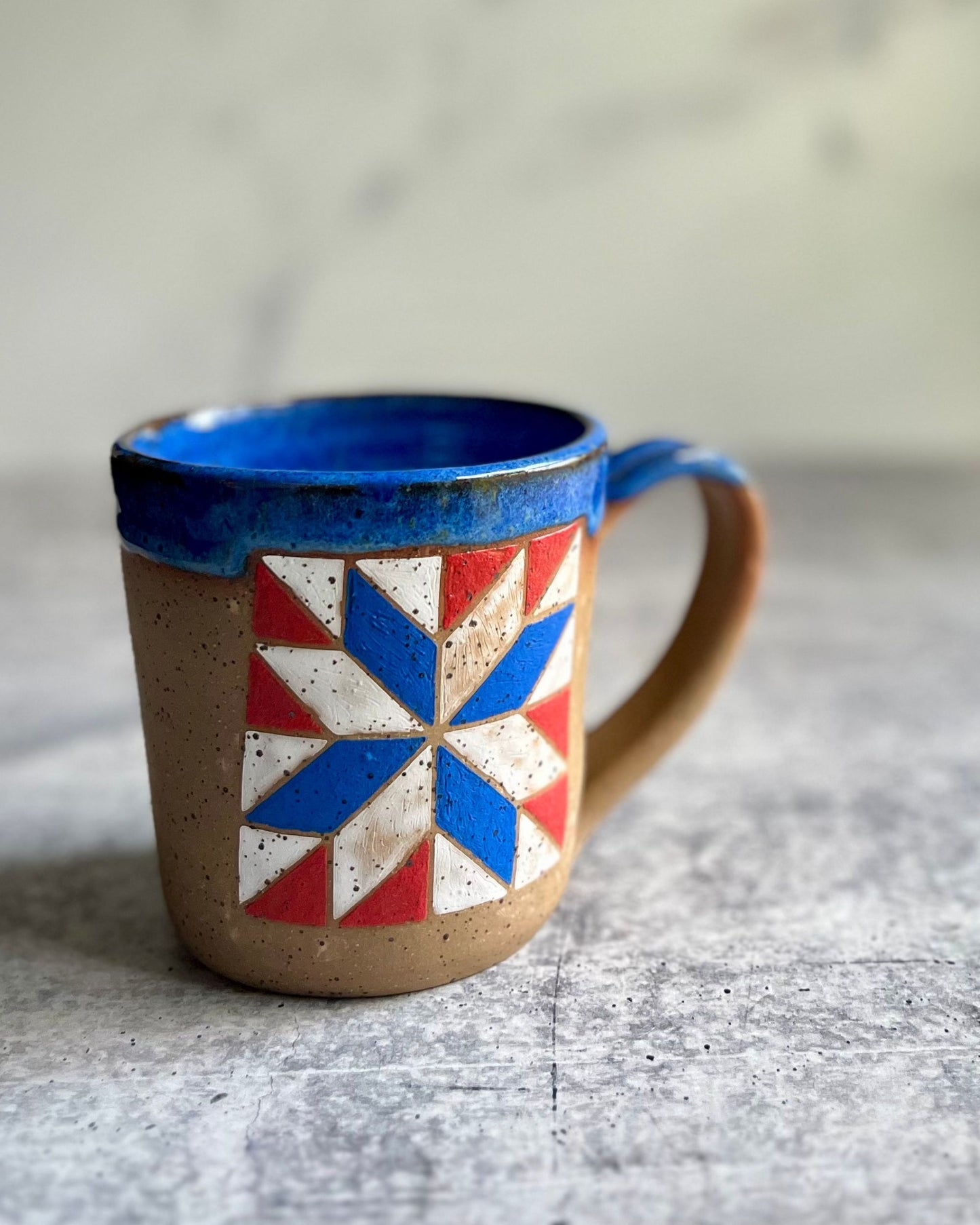 MUGS - PATRIOTIC STAR BARN QUILT