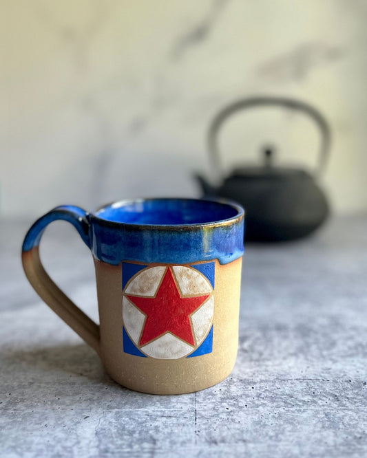 MUGS - TEXAS STAR BARN QUILT