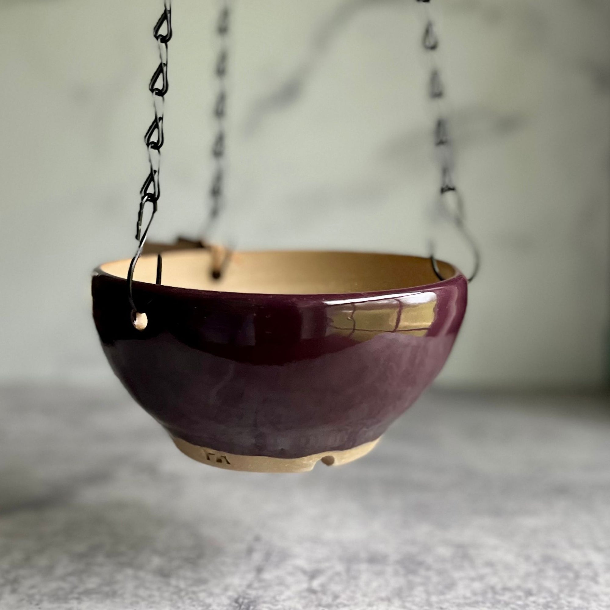 purple-hanging-planter-with-drainage-holes