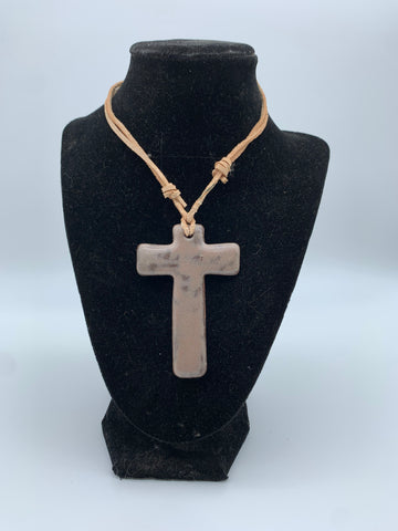 Lavender Cross Pendant