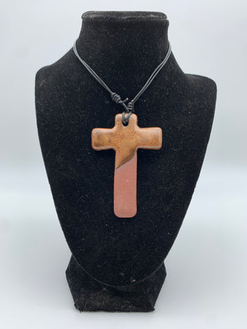 Brown Cross Pendant