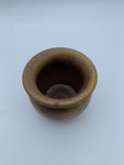 Salt Wood Fired Small Pot - Golden Tan