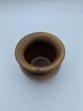Salt Wood Fired Small Pot - Golden Tan